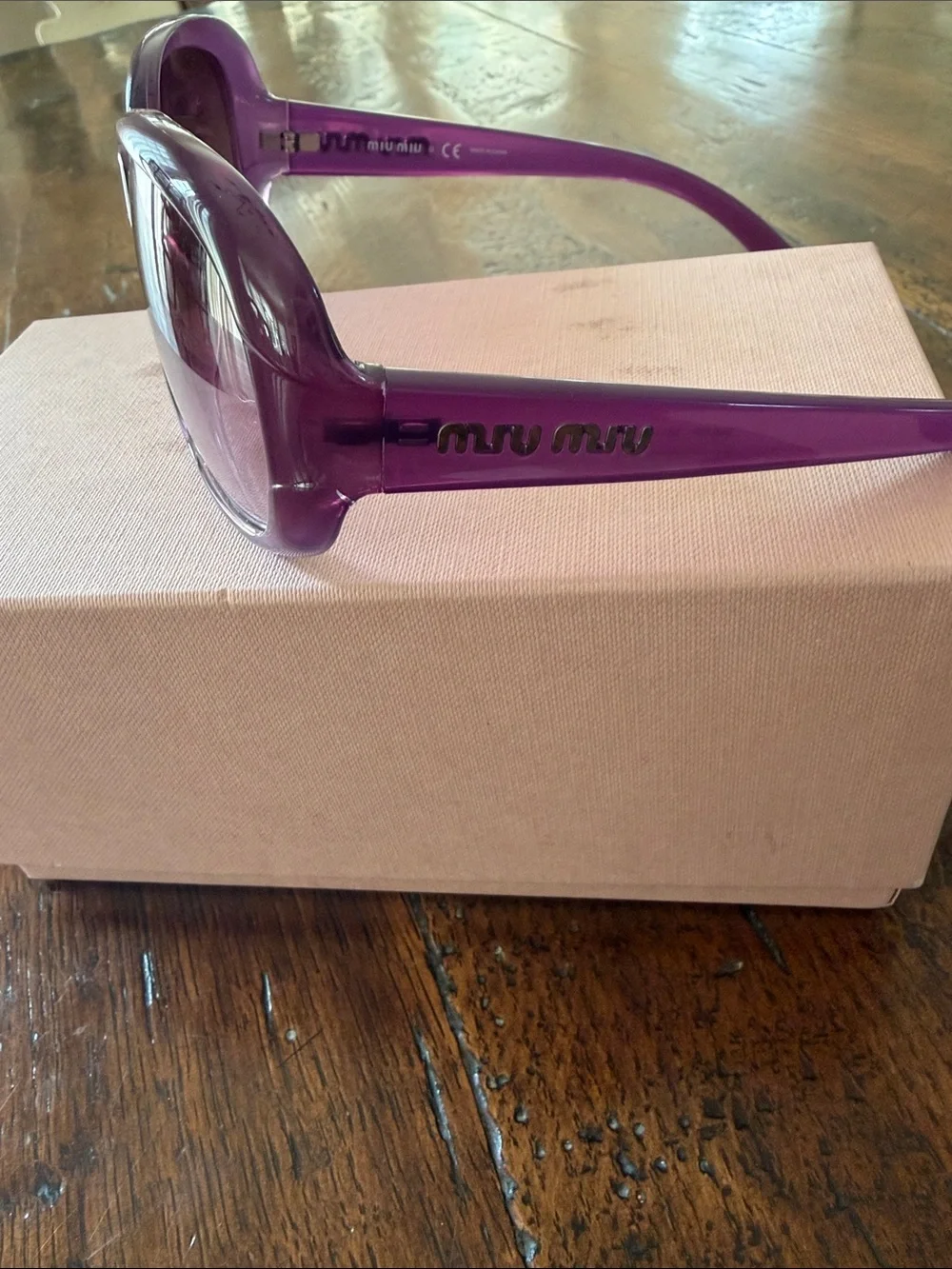 Miu Miu gorgeous purple